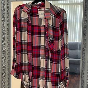 Plaid button up